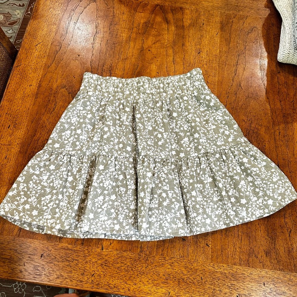 Free the Roses Single Tiered Mini Skirt